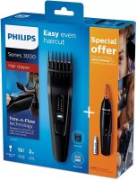Philips Haarschneider HC351085 + Gratis Nasenhaarrasierer