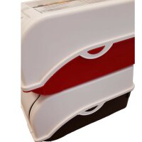 Karotten-und Zwiebelbox 29x20x14cm Kunststoff rot oder Anthrazit