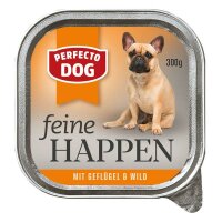 Perfecto Dog 300g Schale mit Geflügel & Wild