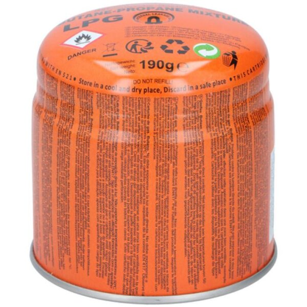 Gaskartusche 190g Butan-Propan-Mischung