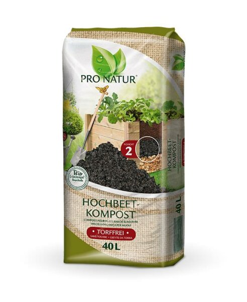 Hochbeet-Erde 40 Liter PRO NATUR