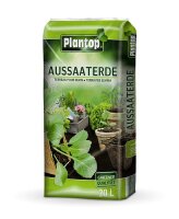 Aussaaterde 20 Liter torfreduziert PLANTOP