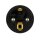 Stecker, Gummi ISO-Einsatz, schwarz