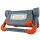 LED Akku-Arbeitsleuchte FLEX POWER 10W mit Powerbank grau-orange