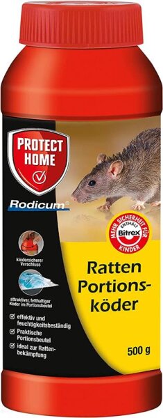 Ratten Portionsköder 500g Rodicum BIOZID