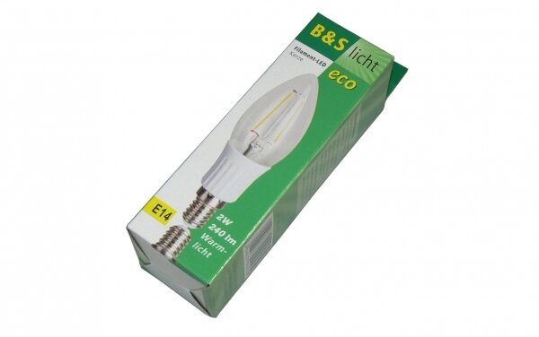 LED-Kerze Filament 240V 4W E14 400lm