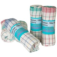 Geschirrtücher 10er Rolle, Gr. 50x70cm 100%...