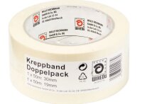 Maler Kreppband 2er 1x50mx30mm+1x50mx19mm