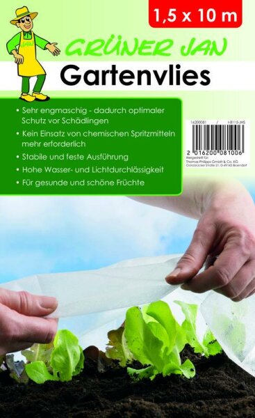 Gartenvlies 1,5x10m 17g/m²