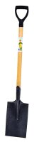 Spaten Stahl, Stiel Esche 115cm, PVC-Handgriff