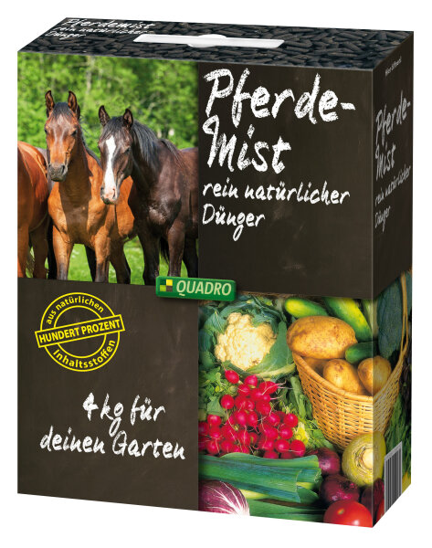 Pferdemist 4kg pelletiert QUADRO