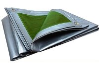 ABDECKPLANE 133 G/M26x10M CUT SIZE  SILVER GREEN