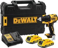 Dewalt Akku-Bohrschrauber 18V 2x Akku 18V 2.0Ah Li-Ion (DCD708D2T-QW)