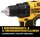 Dewalt Akku-Bohrschrauber 18V 2x Akku 18V 2.0Ah Li-Ion (DCD708D2T-QW)