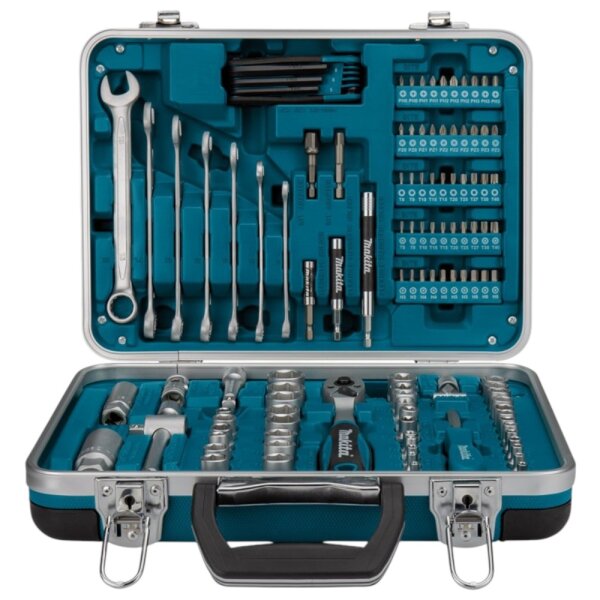 DEAL DES TAGES*** MAKITA Wartungswerkzeug-Set 118tlg. Steckschlüsselsatz in Tragetasche P-90635