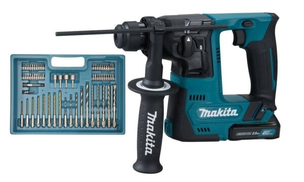 Makita Akku-Bohrhammer SDS+ 2x Akku 12V 2.0Ah (HR140DSAE1)
