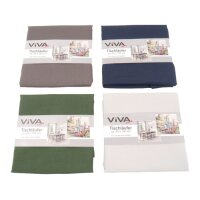 Tischläufer uni 40x150cm 100% PES, hgrau, marine,...