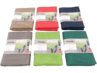 Gartentischdecke Weichschaum 130x220cm 6Fb.