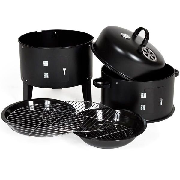 Räucher- und Grillofen m.Thermometer ca.52 x41x80cm Landmann