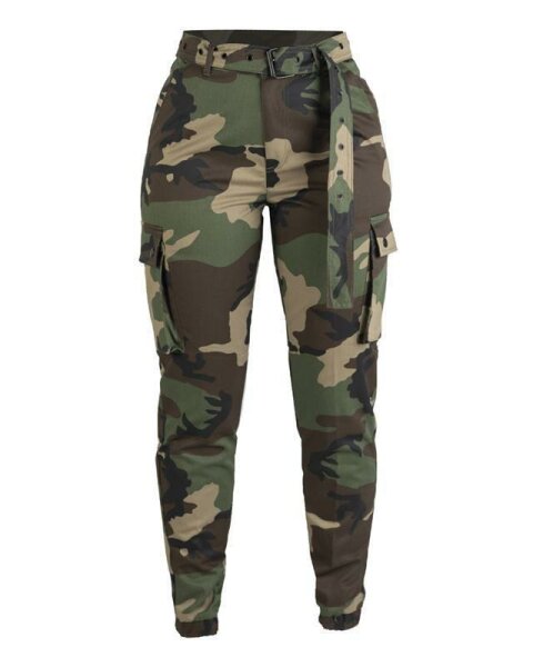 ARMY PANTS WOMAN WOODLAND Gr. S MIL-TEC