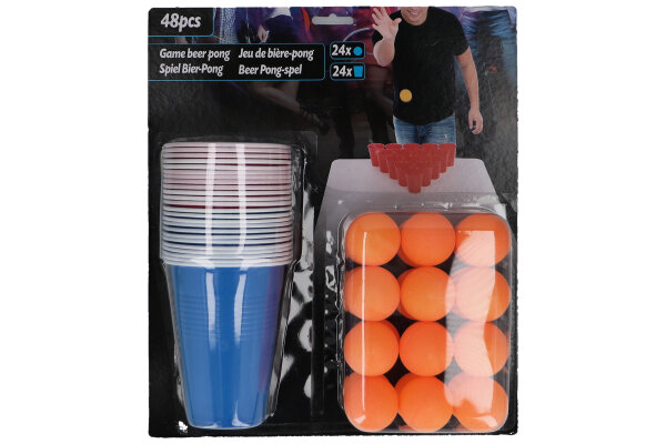 Bierpong Spiel 48tlg.
