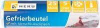 Gefrierbeutel 25er 5 Liter, mit Beschriftungsfeld, Rolle, LDPE, ca.28µ