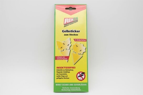 Gelbsticker 12er zum Stecken BIOZID