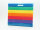 Knie-und Sitzkissen 34x29,5x2,7cm, Polyethylen, RAINBOW Colours