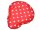 Satteldecke Dotty, Nylon, wasserabweisend, rot m. Punkte