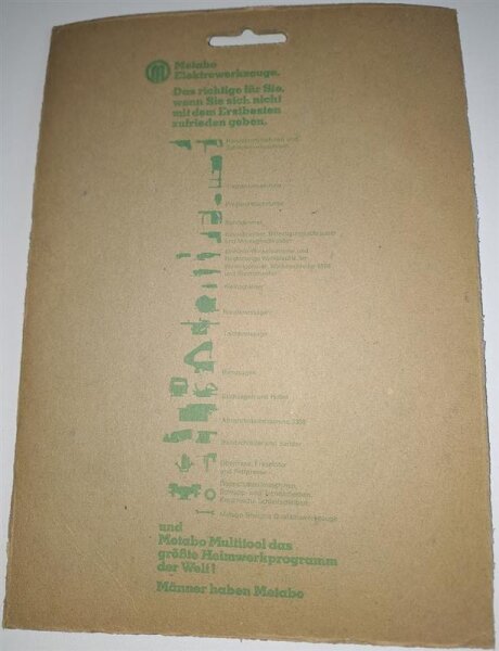 Metabo Kreissägeblatt CrV hartverchromt 150x1,2x20 mm; 10 Zähne 23 772