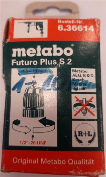 metabo Futuro Plus S2 M 1,5 - 13 mm