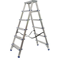 Alu-Doppelstufenleiter 6 Stufen