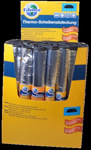 Windschutzscheibenabdeckung 1400/1900x680 alubeschichtet thermoisolierend