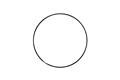 Dekoration Metall "Ring" 40cm, schwarz