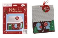 Gebäck- & Pralinenbox "Weihnachtshaus"...