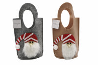 Flaschentasche Filz "Weihnachtsmann"...