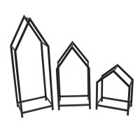 Brennholz-Stapelregal „Haus“ Größe...