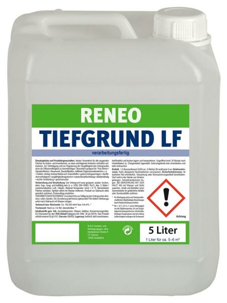 RENEO Tiefgrund verarbeitungsfertig, blau eingefärbt 5 Liter