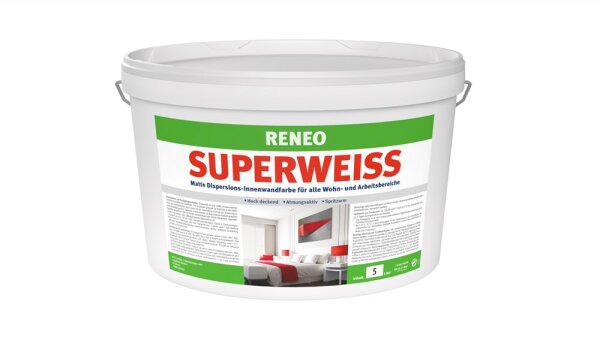 RENEO Superweiß (Nassabriebklasse 3, DVK 2) 5 Liter