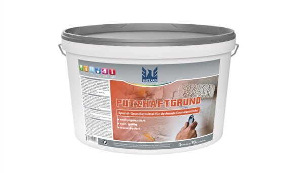 Putzhaftgrund, weiß pigment, grob gekörnt 7kg
