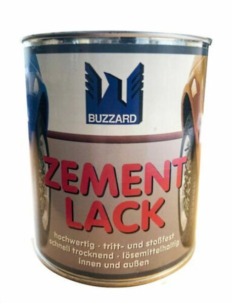 Zementlack seidenmatt lösemittelbasiert CD806 Rotbraun 2,5 Liter