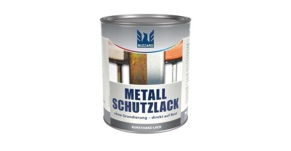 Metallschutzlack glänzend RAL 7001 Silbergrau lösemittelbasiert 750ml