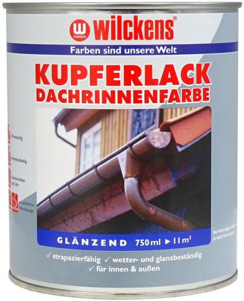 Kupferlack glänzend lösemittelbasiert 750ml