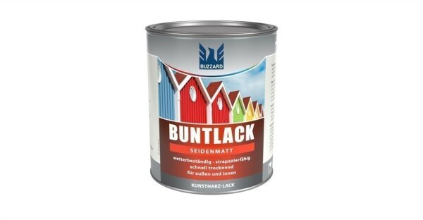Seidenmatt-Buntlack RAL 8011 Nussbraun lösemittelbasiert 750ml