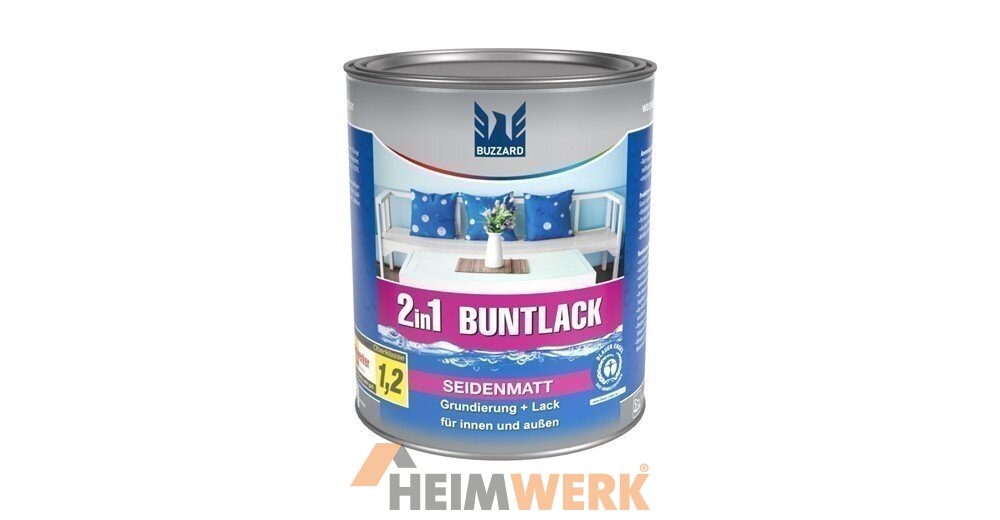 Wilckens Buntlack 2in1 Glänzend "Anthrazitgrau RAL 7016" | Buntlack Online Kaufen