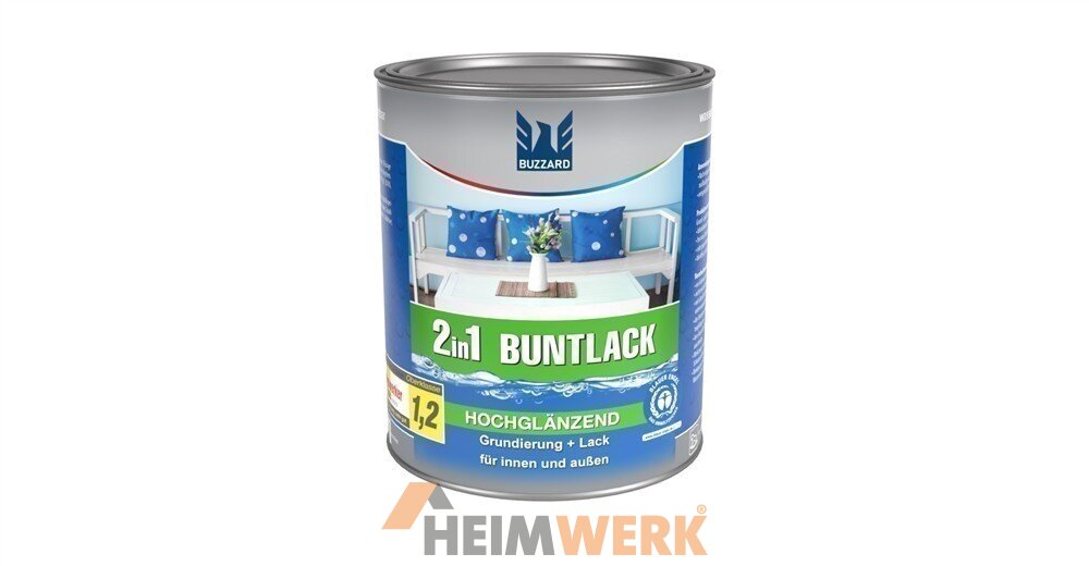 RAL 1015 Hellelfenbein Uni 2K Einschichtlack 1 Ltr. - A