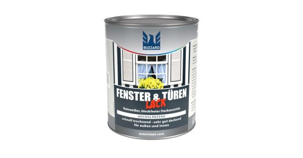 Fenster- und Türenlack hochglänzend lösemittelbasiert 375ml