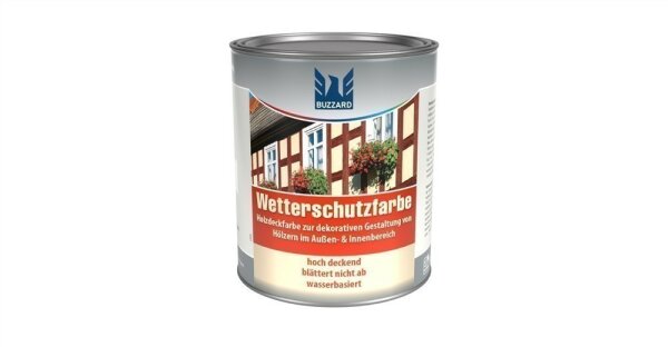 Wetterschutzfarbe CD104 Goldgelb wasserbasiert 750ml