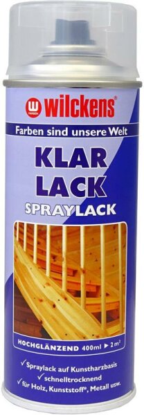 Hochglanz-Klarlack-Spray Farblos lösemittelbasiert 400ml