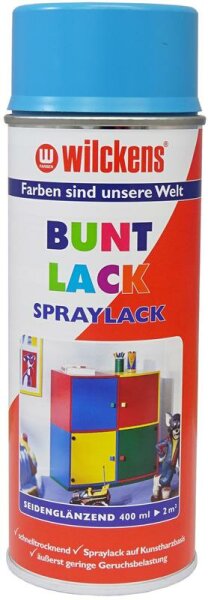 Seidenglanz-Buntlack-Spray Türkisblau lösemittelbasiert 400ml